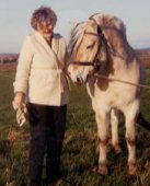 Birgit Mortensen with Skarregaardens Filip -Otto.  